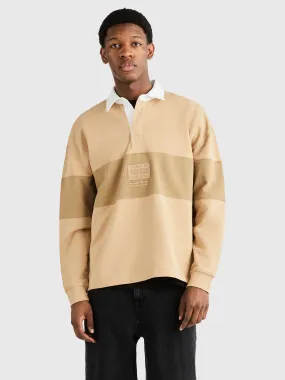 Tonal Panel Relaxed Rugby Shirt | Sweatshirts & Hoodies | Tommy Jeans