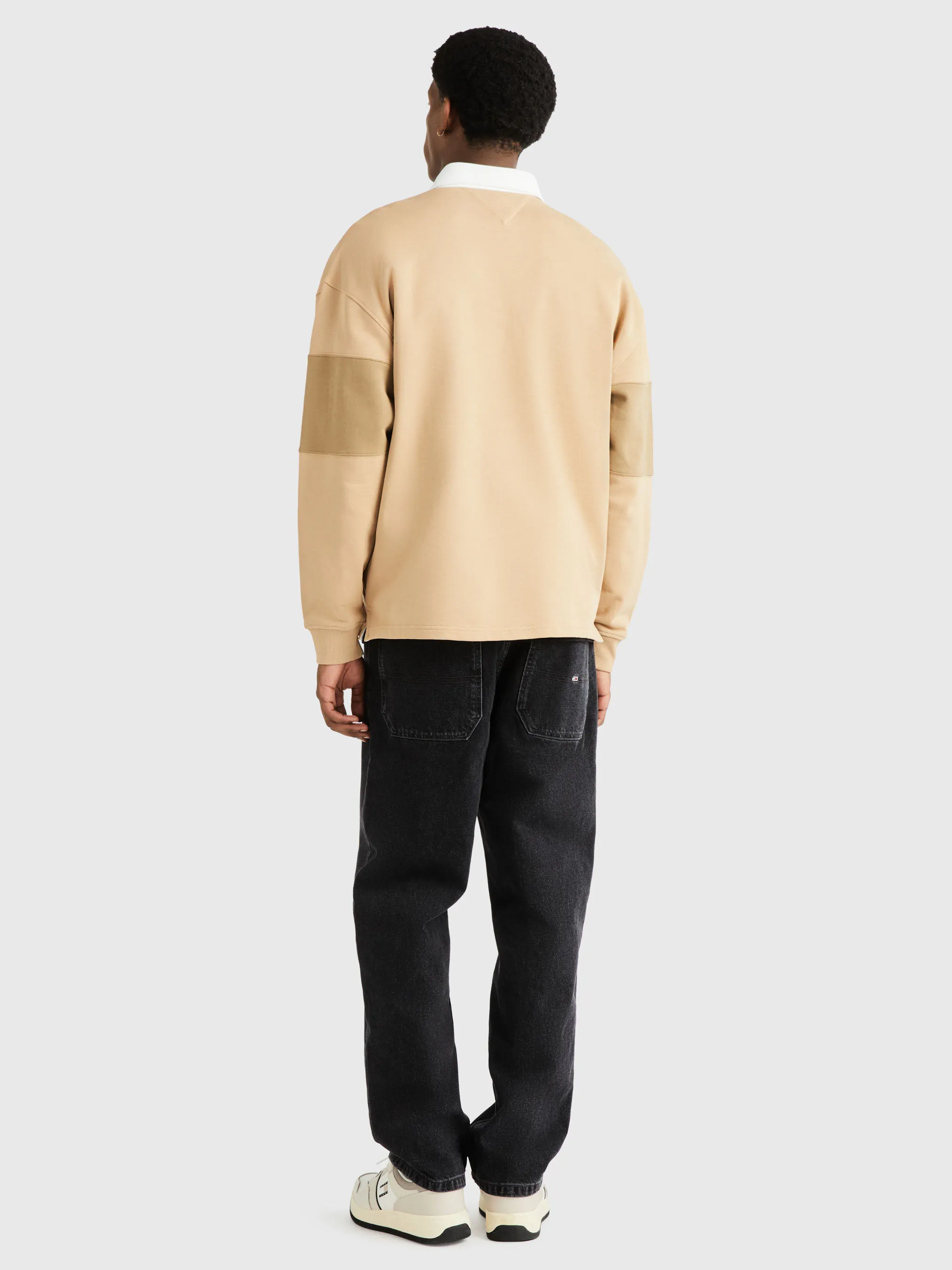 Tonal Panel Relaxed Rugby Shirt | Sweatshirts & Hoodies | Tommy Jeans