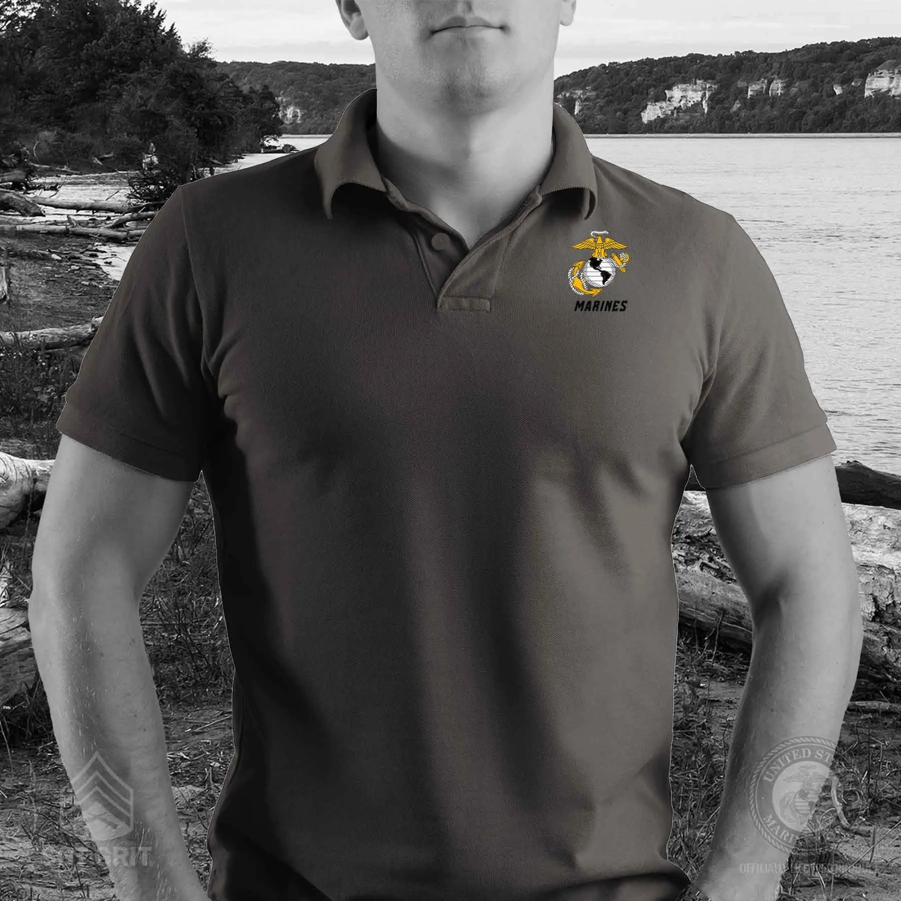 Under Armour Marines Tech Polo 2.0