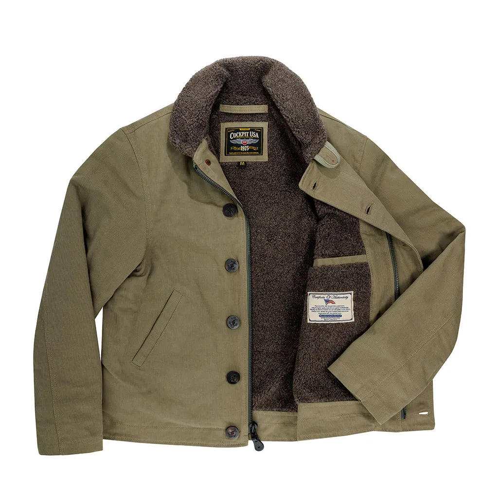 US Navy N1 Bedford Cord Deck Jacket | Cockpit USA