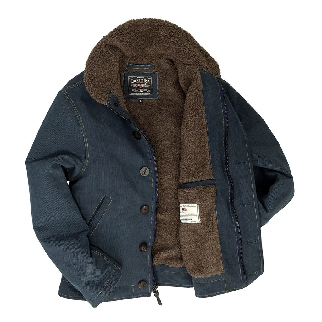 US Navy N1 Bedford Cord Deck Jacket | Cockpit USA