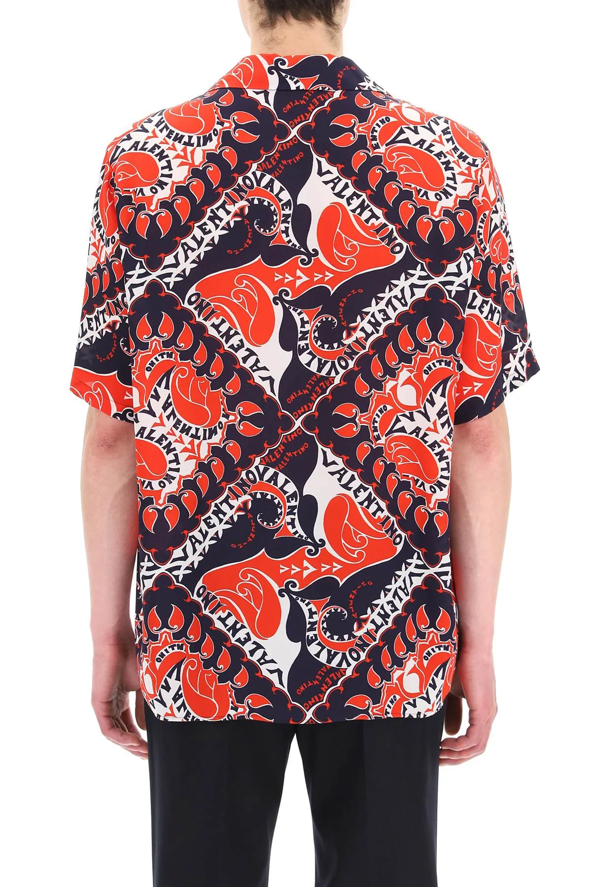 Valentino Bandana Printed Short-Sleeved Shirt