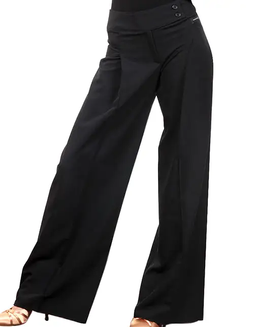 Victoria Blitz ST003 Women's Wide Leg Black Trouser Teaching or Practice Dance Pants PRA 889 in Stock