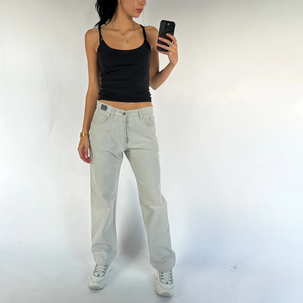 Vintage Grey Versace Trousers Pants Jeans (30x30)