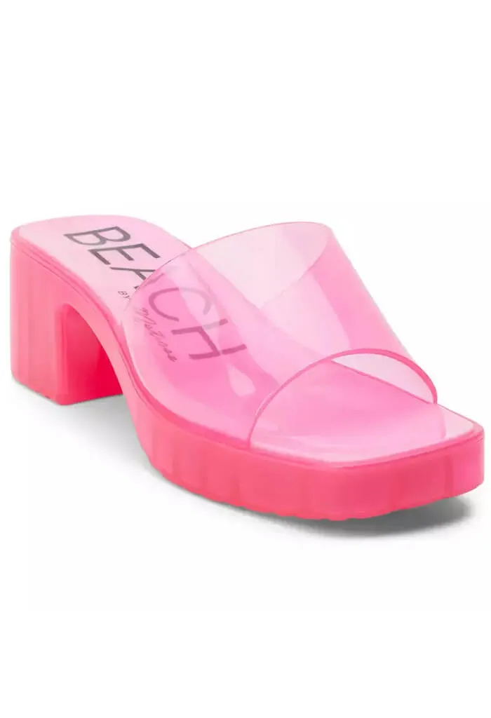 Wade Heeled Sandal- Pink