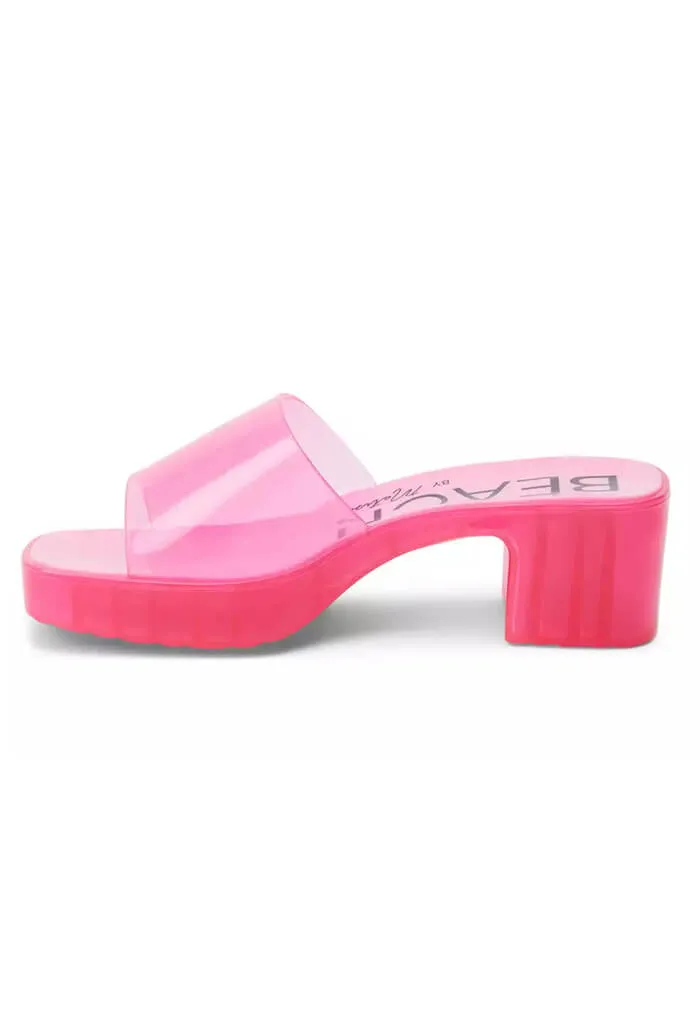 Wade Heeled Sandal- Pink