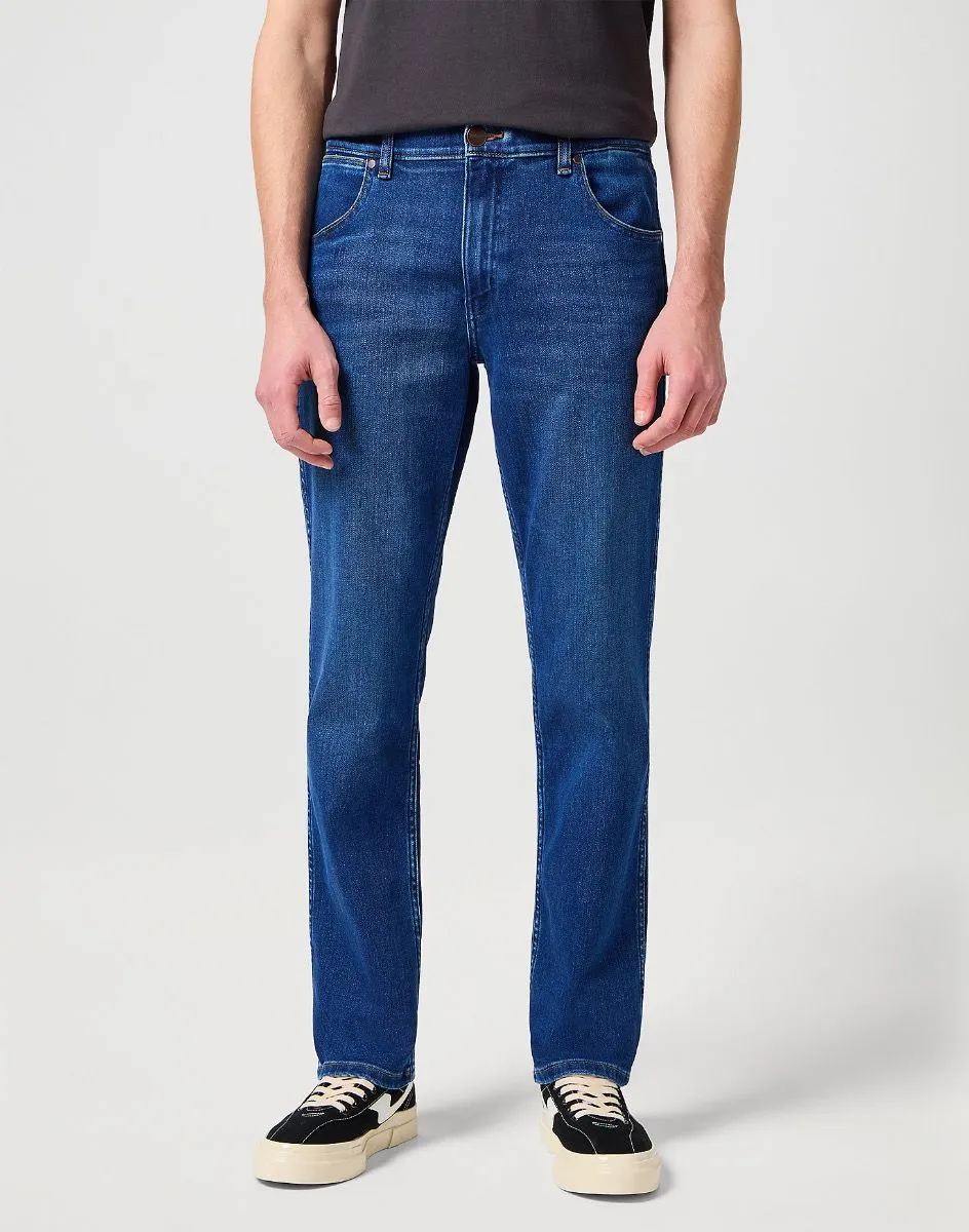 Wrangler Greensboro Straight Denim Jeans Olympia