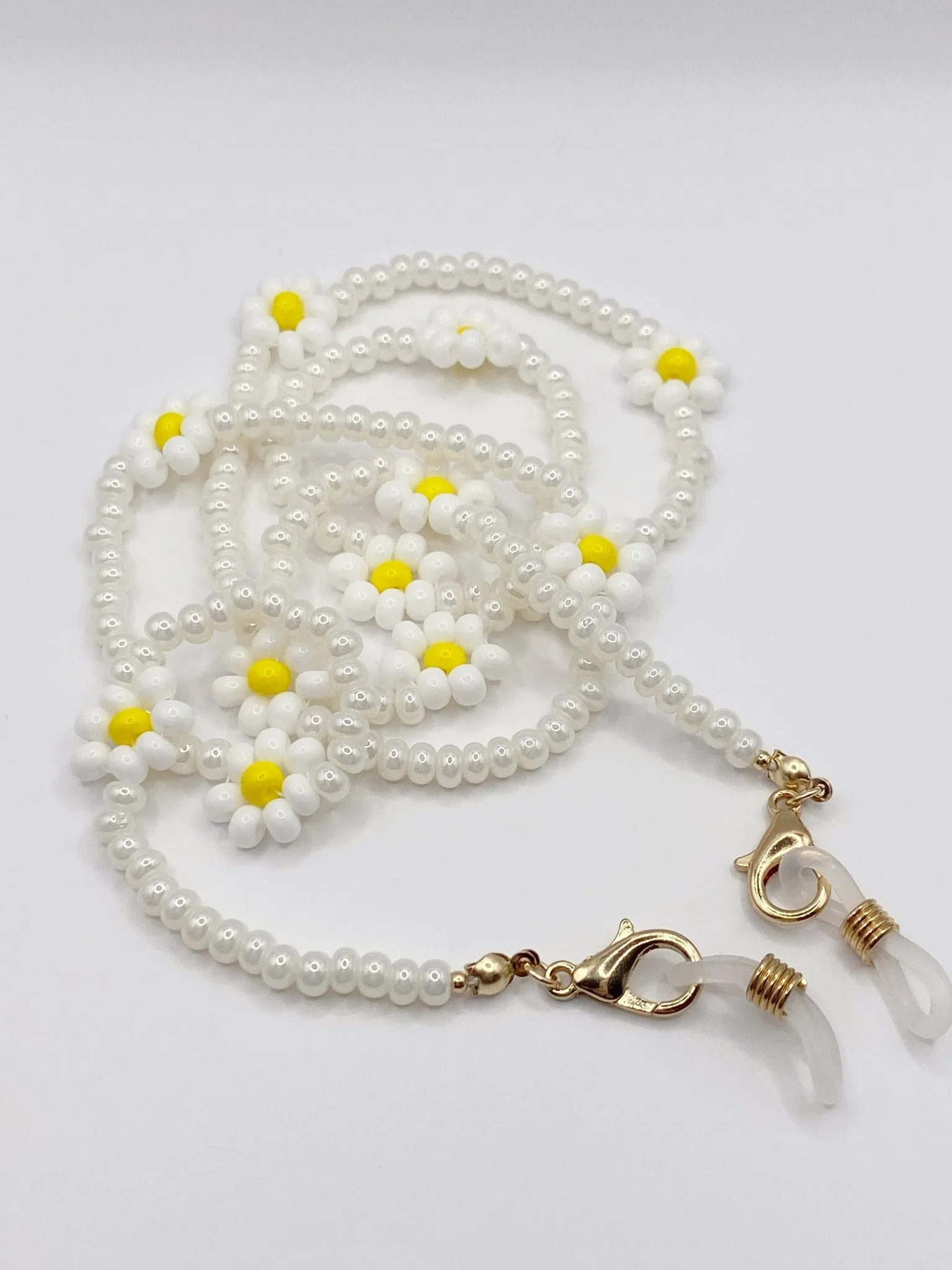 Zenny Jane Chunky Daisy Convertible Mask & Glasses Chain